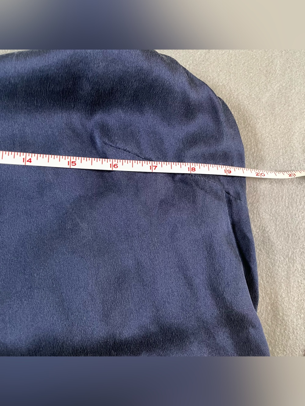 lunya Navy Blue Silk Slip Dress size Large - Picture 13 of 13